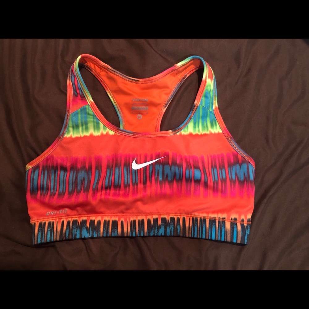 Tye dye Nike sports bra